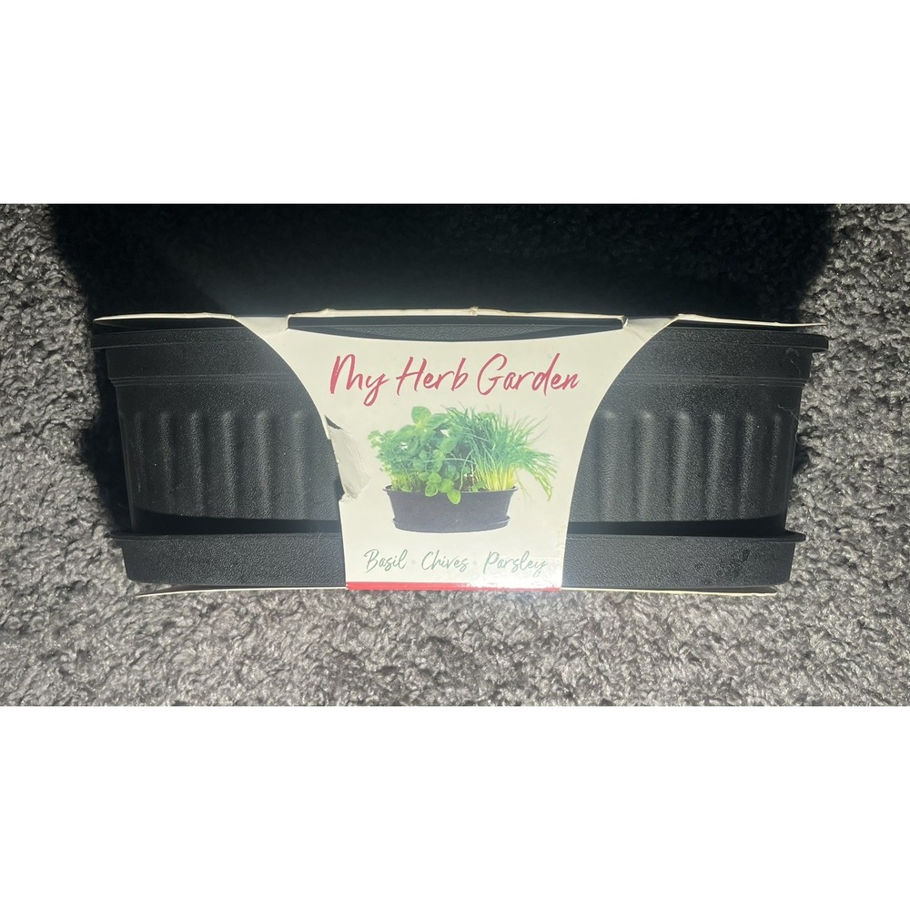 My Herb Garden‎ Basil, Chives, Parsley Seed Planter Kit Kitchen Window Garden